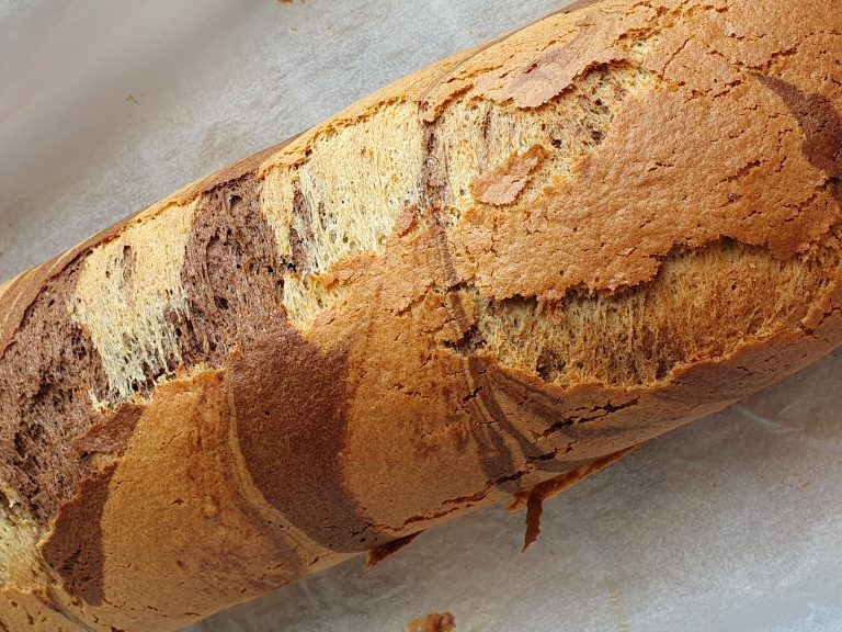 Chec marmorat fara gluten, lapte si zahar